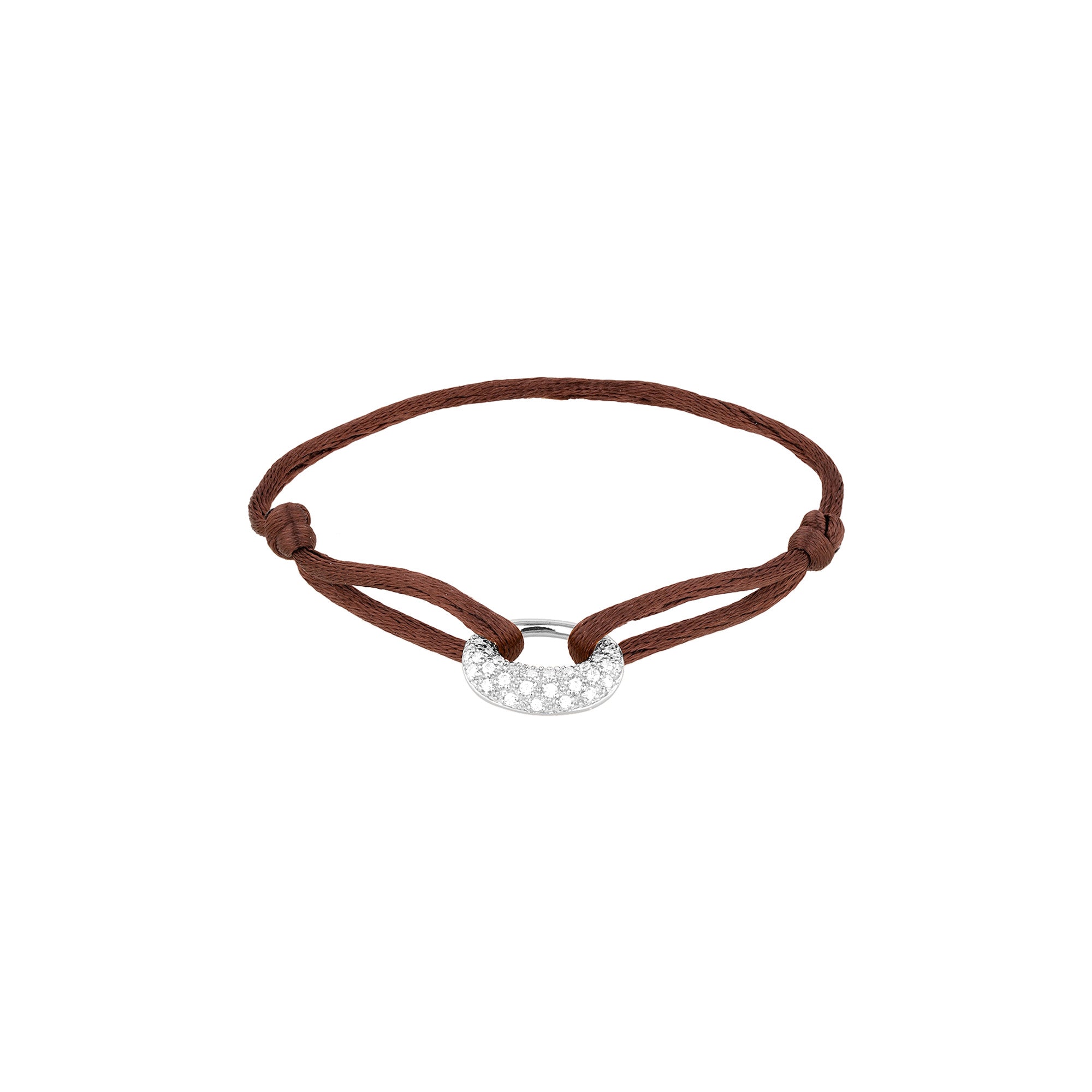 sterling silver cord bracelet - seol gold