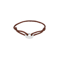 sterling silver cord bracelet - seol gold