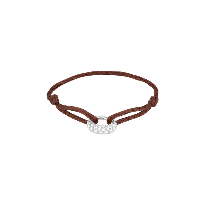 sterling silver cord bracelet - seol gold