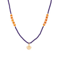 bead necklace - seol gold