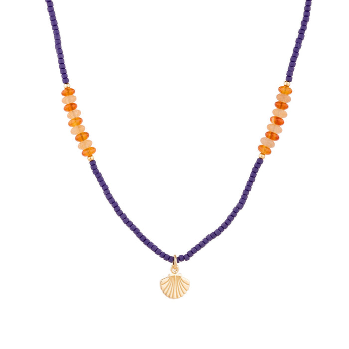 bead necklace - seol gold