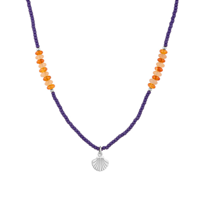 natural bead necklace - seol gold