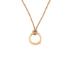 beige cord charm necklace - seol gold