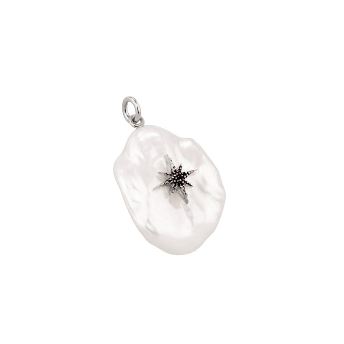 silver pearl necklace - seol gold