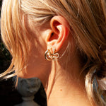 Curved Creole Hoops - seol-gold