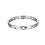 Sterling Silver Star Stacking Ring