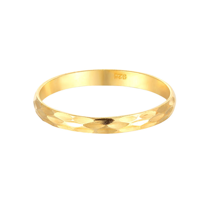 plain gold ring - seolgold