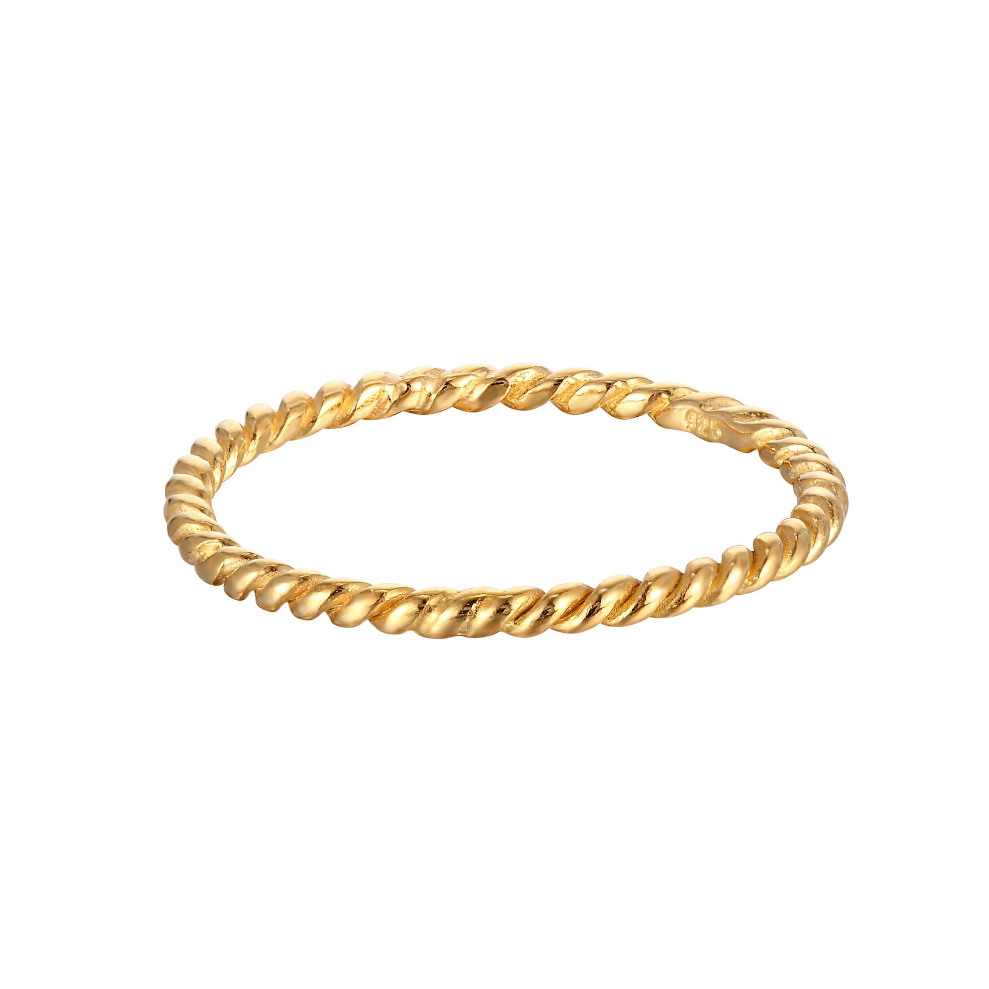 gold stacking ring - seolgold