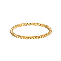 gold stacking ring - seolgold