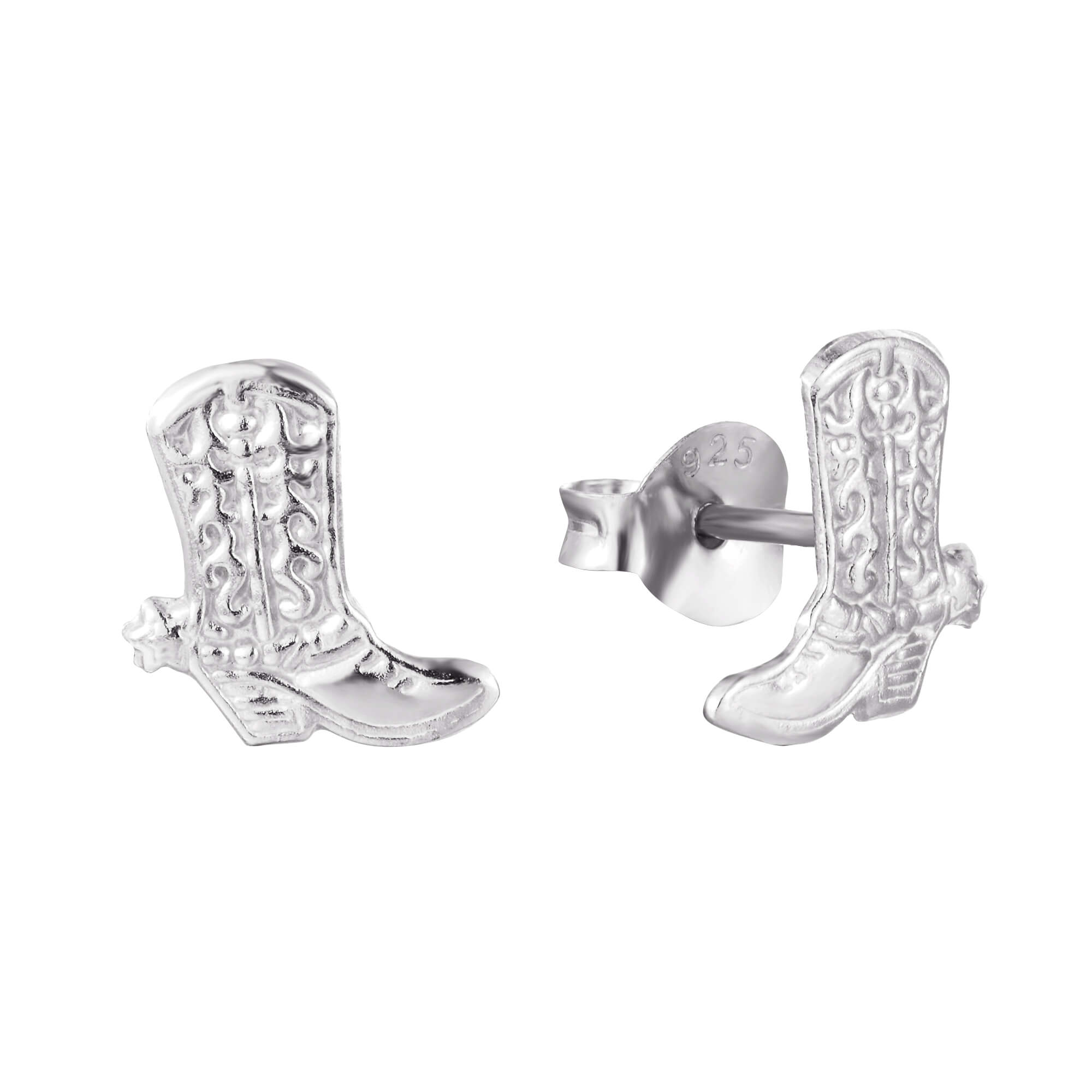 cowboy boot earrings - seolgold