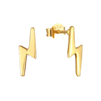 Lightning Bolt earrings - seol-gold