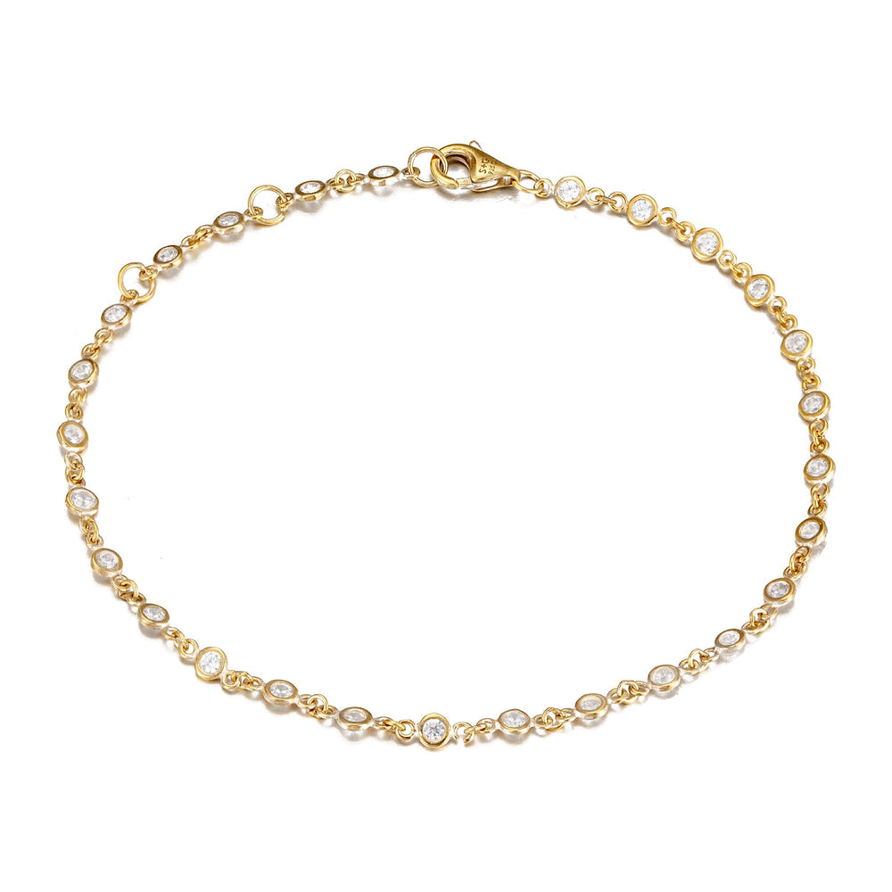 cz bracelet - seol gold