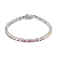 silver tennis bracelet - seolgold
