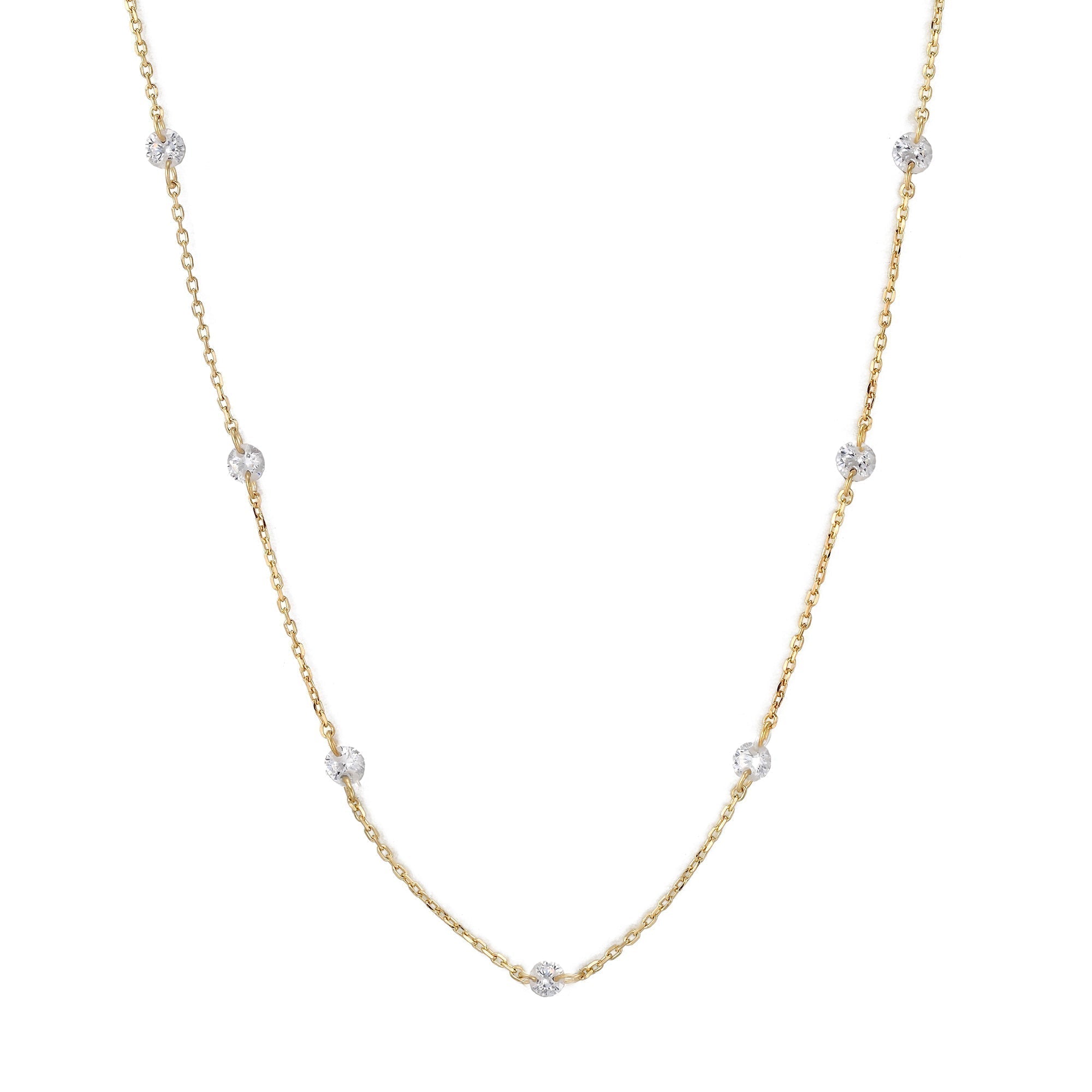 gold necklace - seolgold 