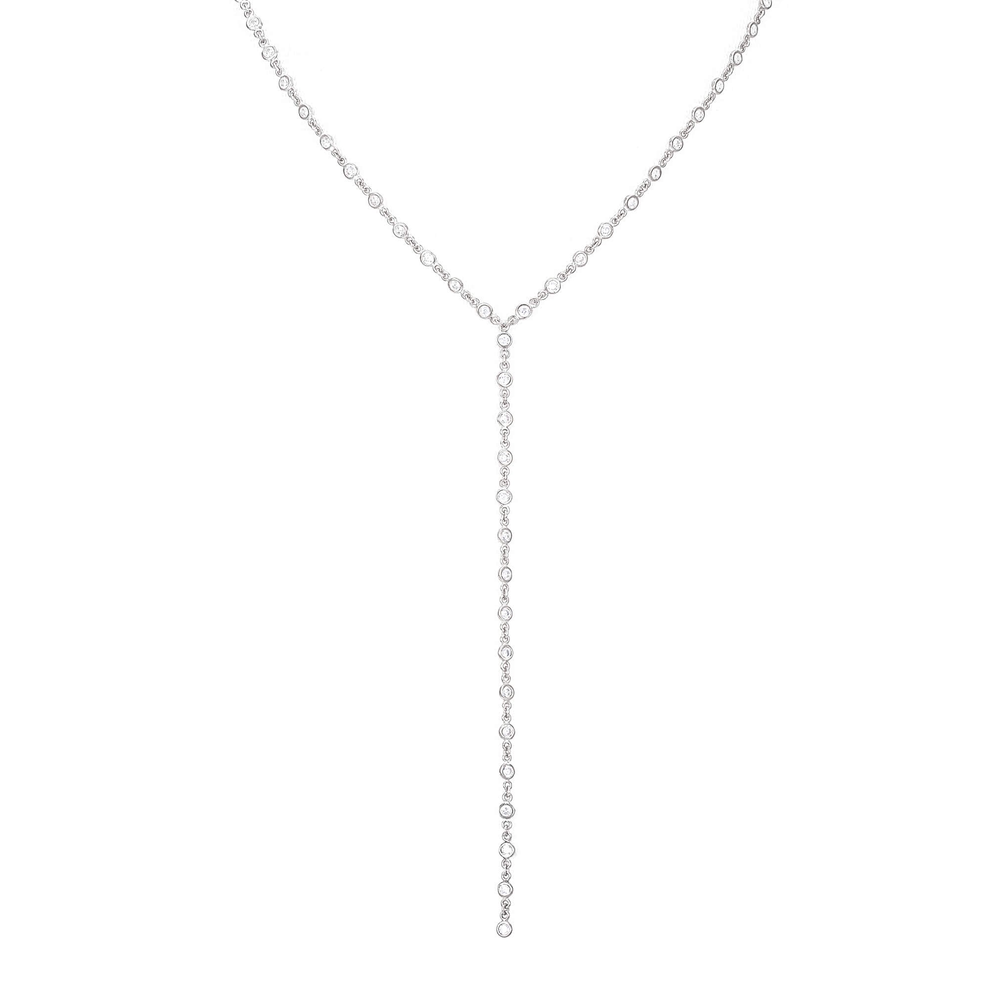 cz lariat - seol gold