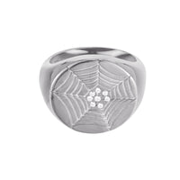 gothic silver ring - seol-gold