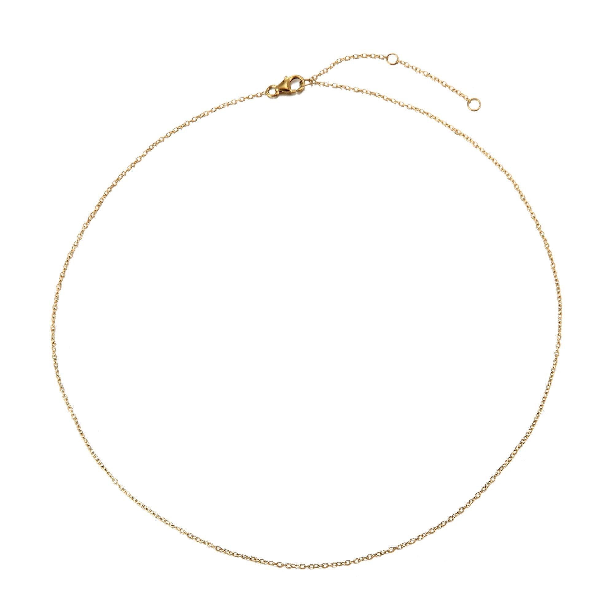 plain gold chain - seolgold