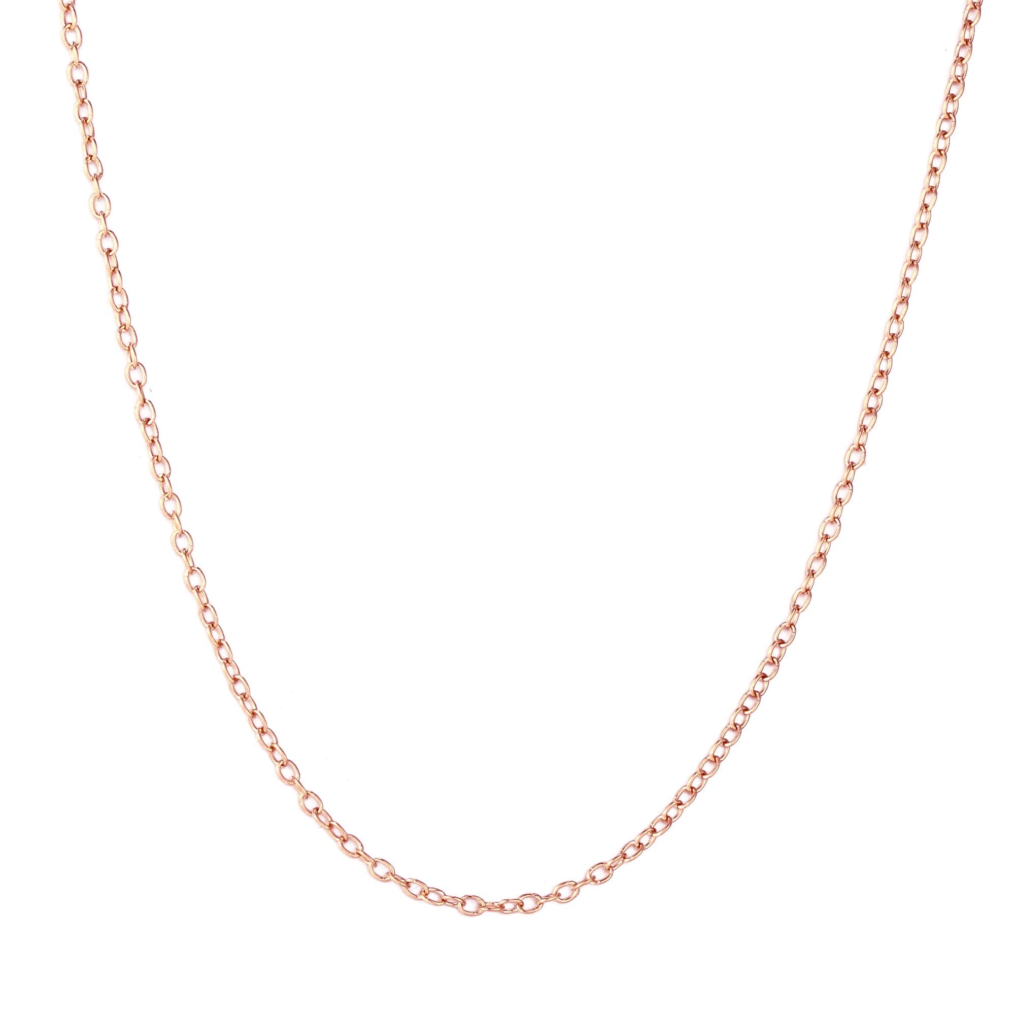 seol + gold rose plain chain 