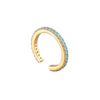 Turquoise Cuff Earring - seol-gold