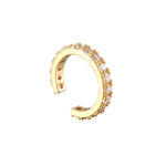 18ct Gold Vermeil CZ Cuff Earring