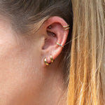 rainbow cuff earring - seolgold