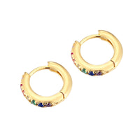 Rainbow earrings - seol-gold