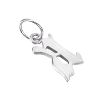 gothic alphabet Letter Charms - seol-gold