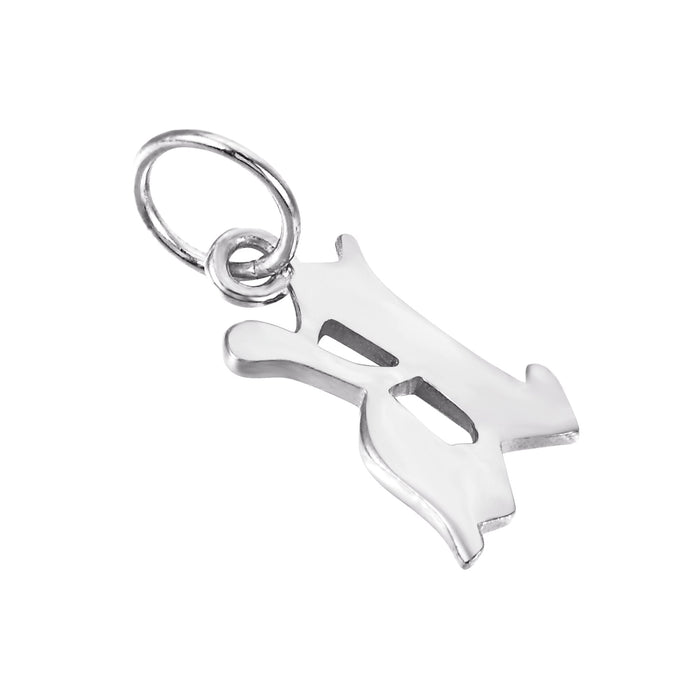 gothic alphabet Letter Charms - seol-gold