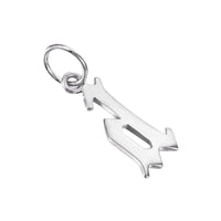 gothic alphabet Letter Charms - seol-gold