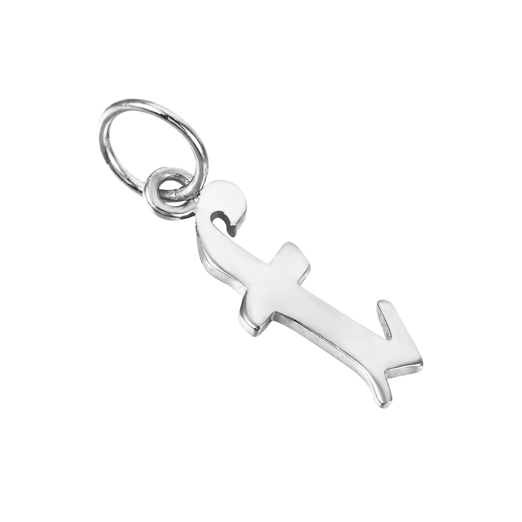 gothic alphabet Letter Charms - seol-gold