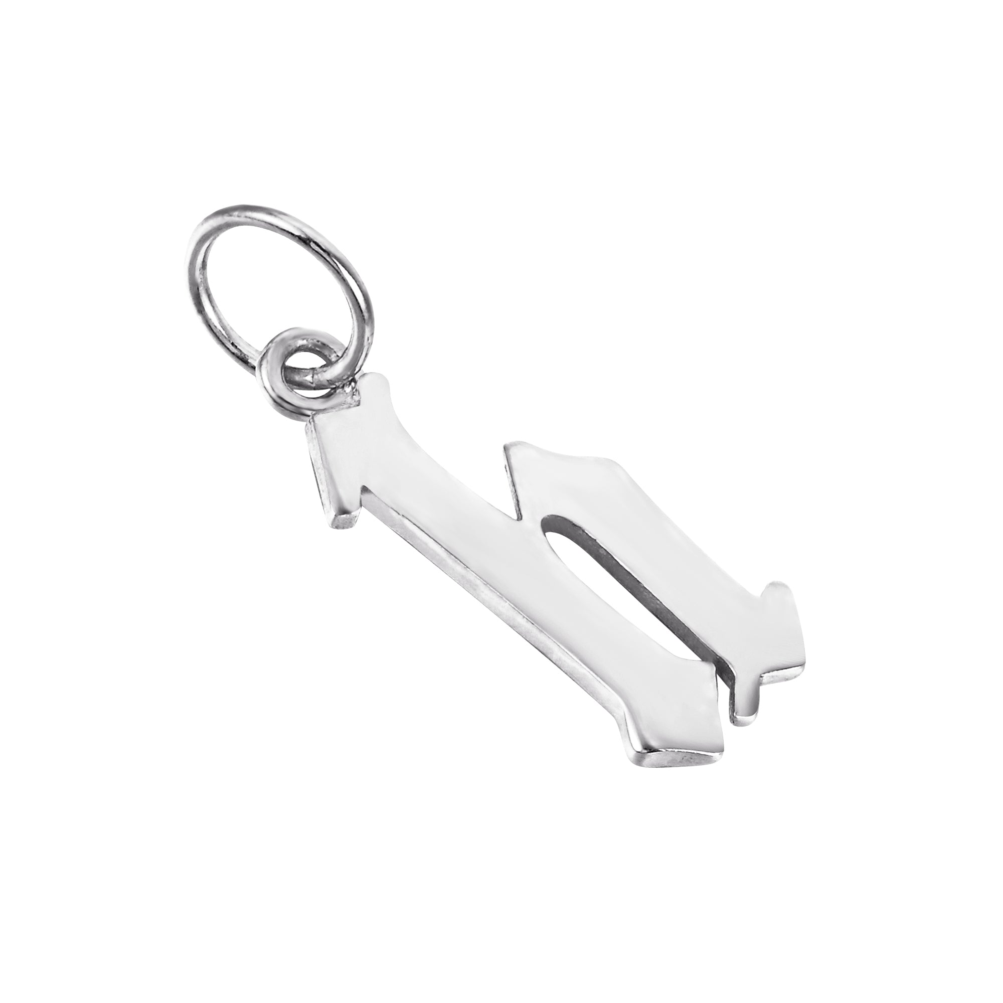 gothic alphabet Letter Charms - seol-gold