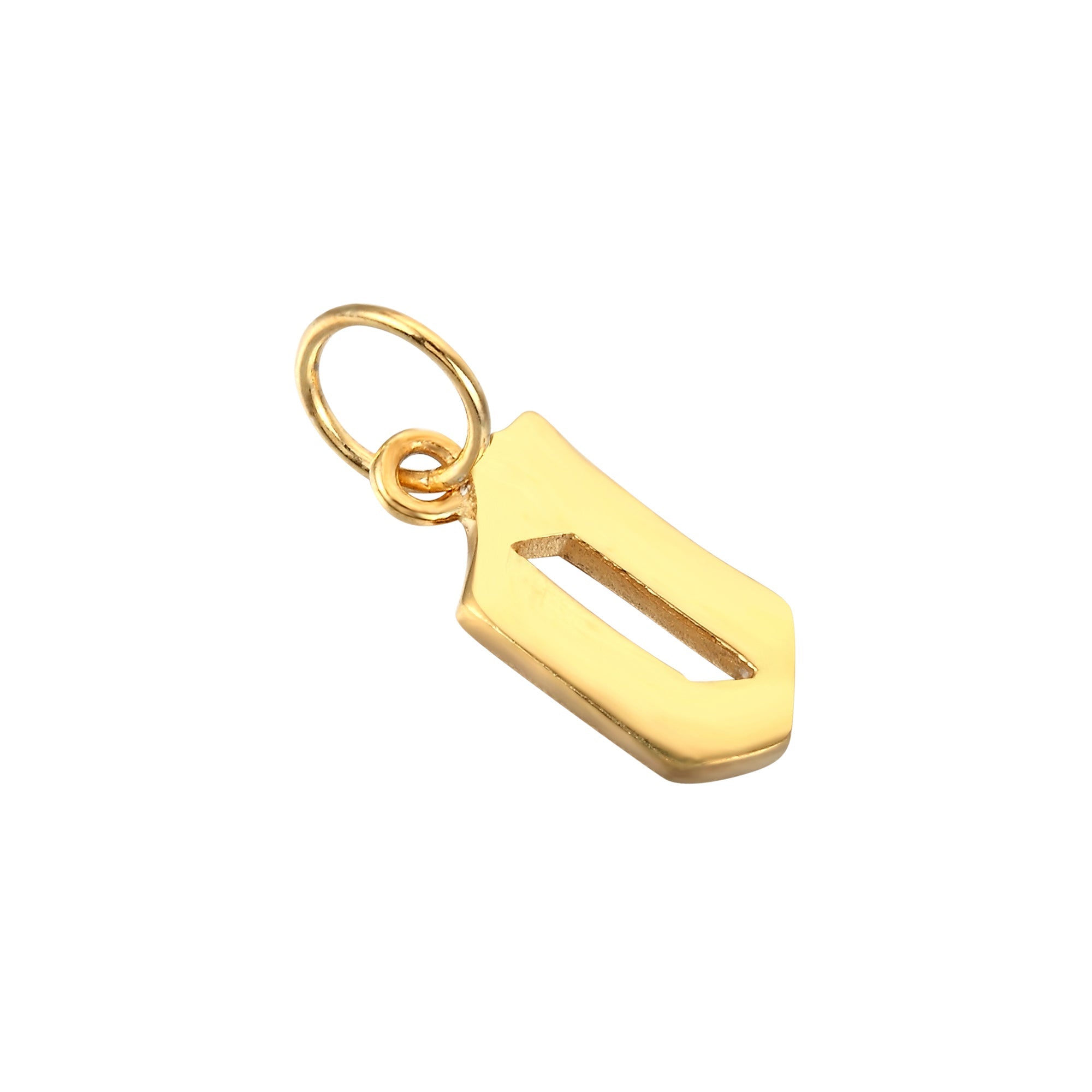 18ct Gold Plated Old English Alphabet Letter Charm