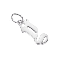 gothic alphabet Letter Charms - seol-gold