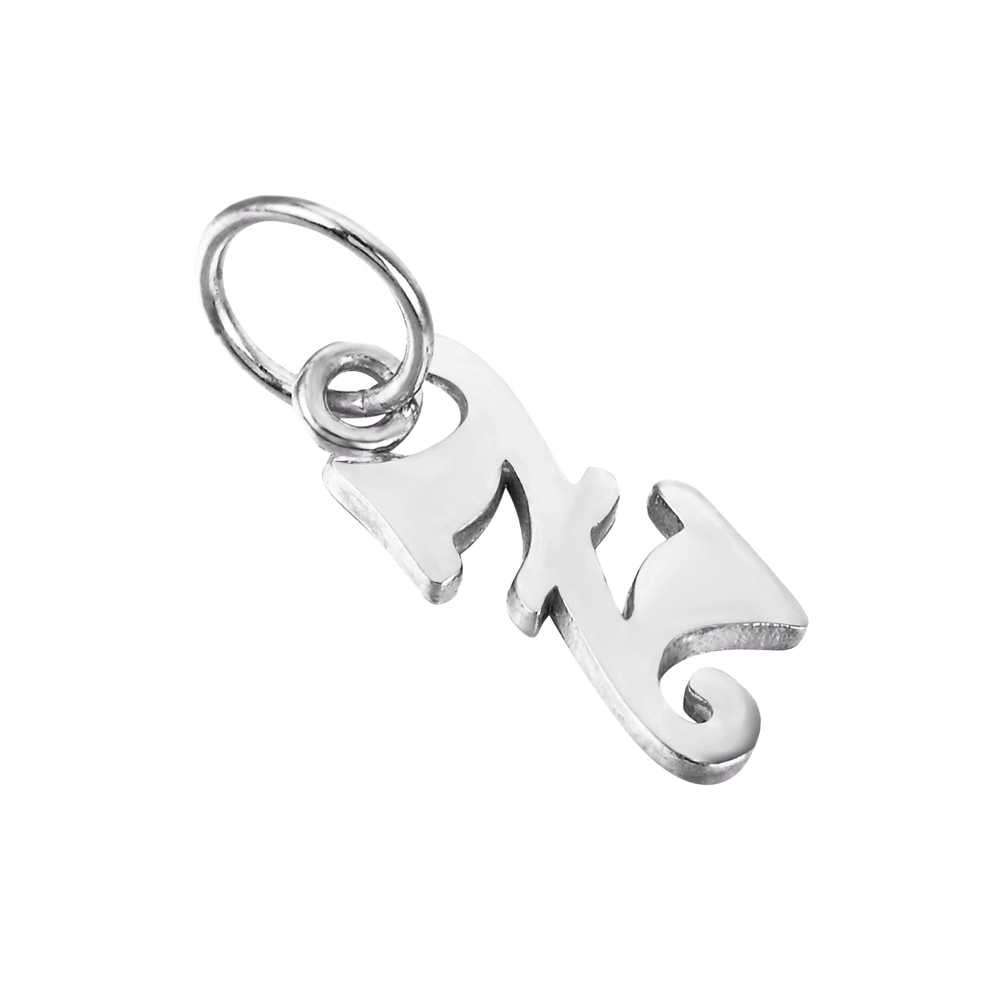 gothic alphabet Letter Charms - seol-gold