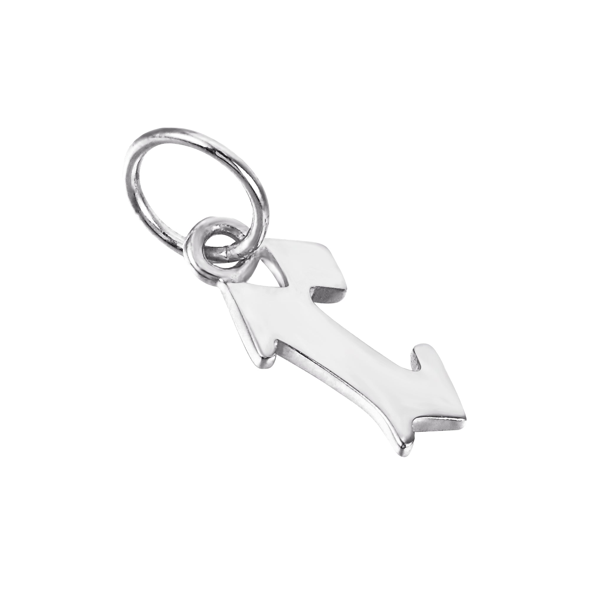 gothic alphabet Letter Charms - seol-gold
