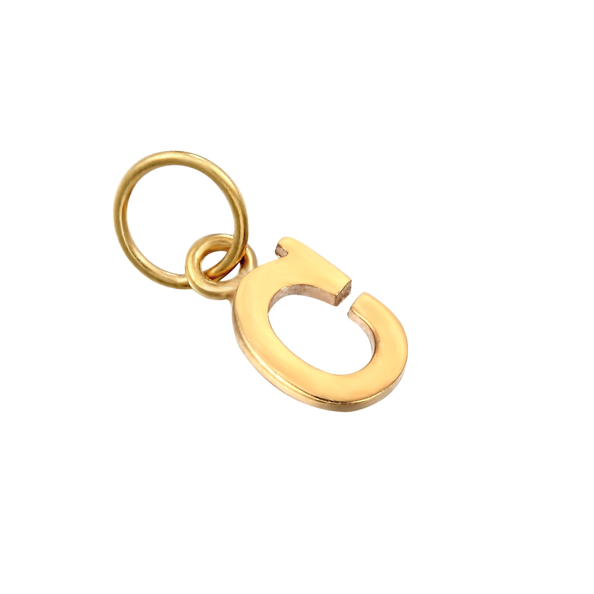 18ct Gold Plated Classic Font Alphabet Letter Charm