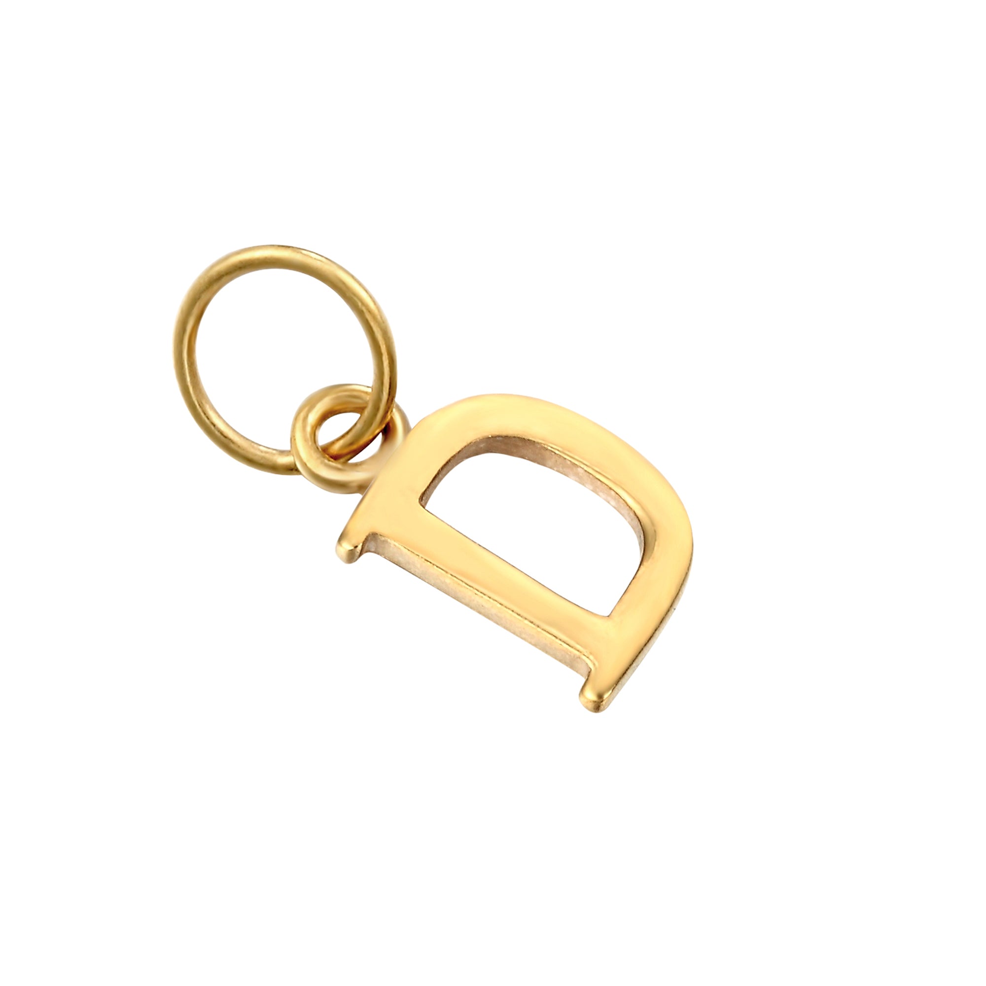 18ct Gold Plated Classic Font Alphabet Letter Charm