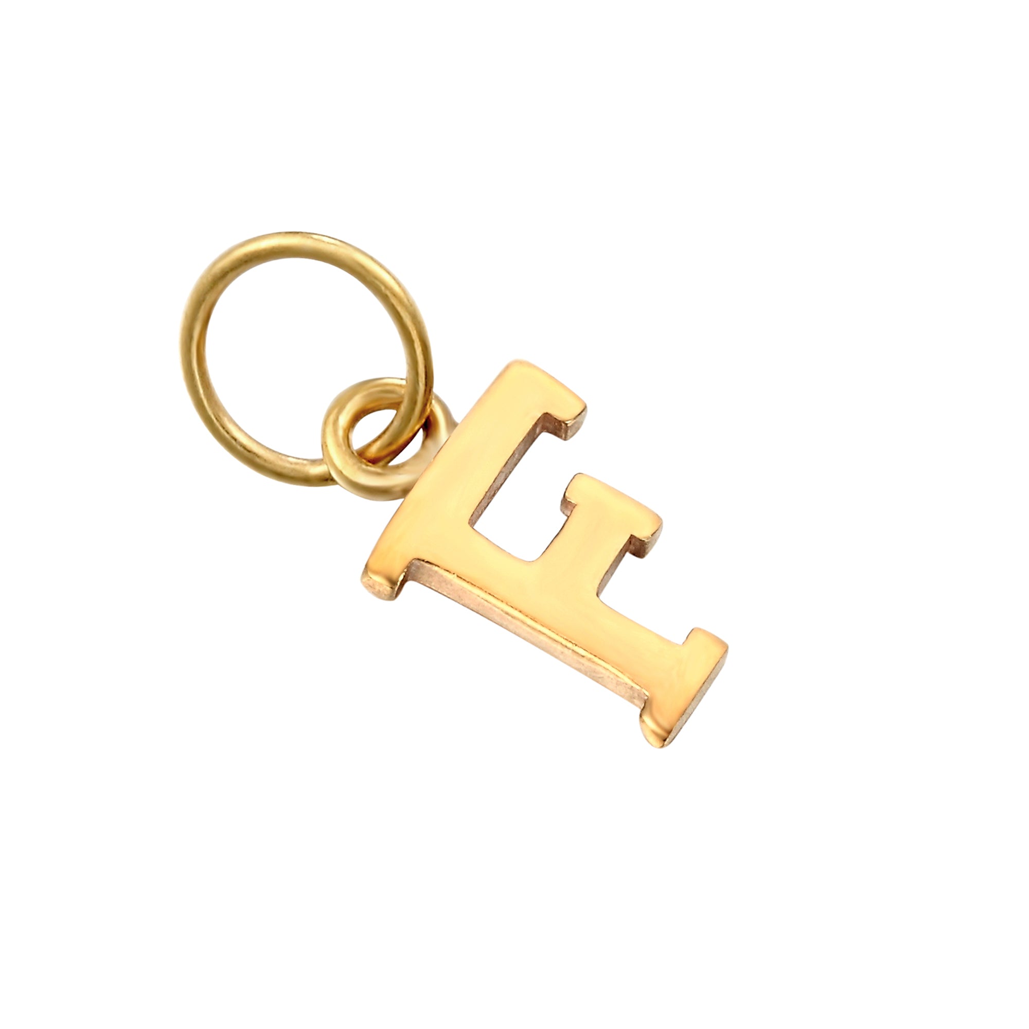 18ct Gold Plated Classic Font Alphabet Letter Charm