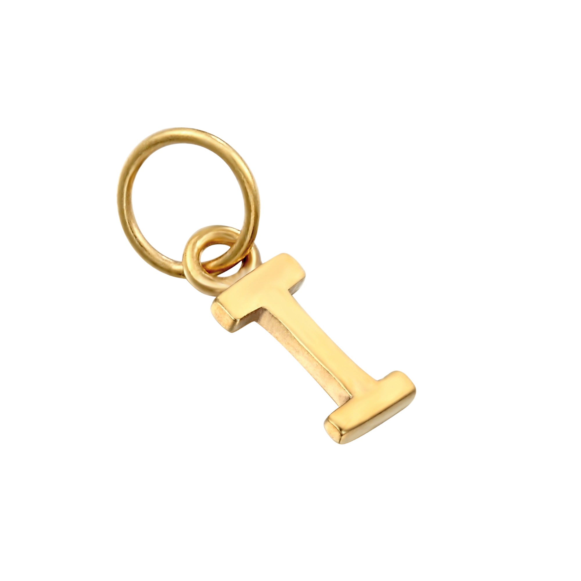 18ct Gold Plated Classic Font Alphabet Letter Charm
