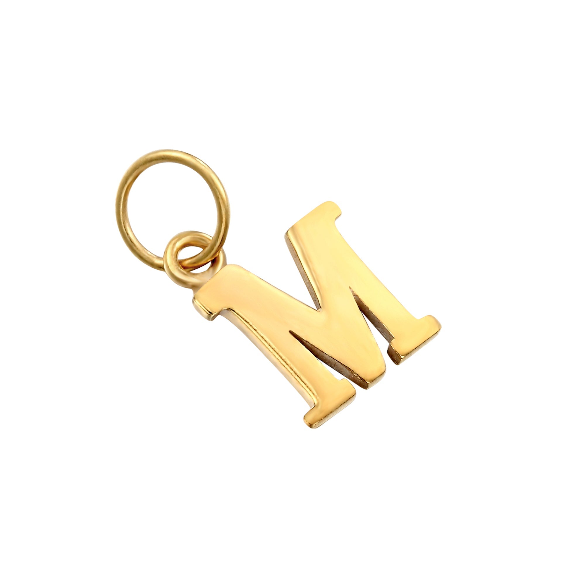 18ct Gold Plated Classic Font Alphabet Letter Charm