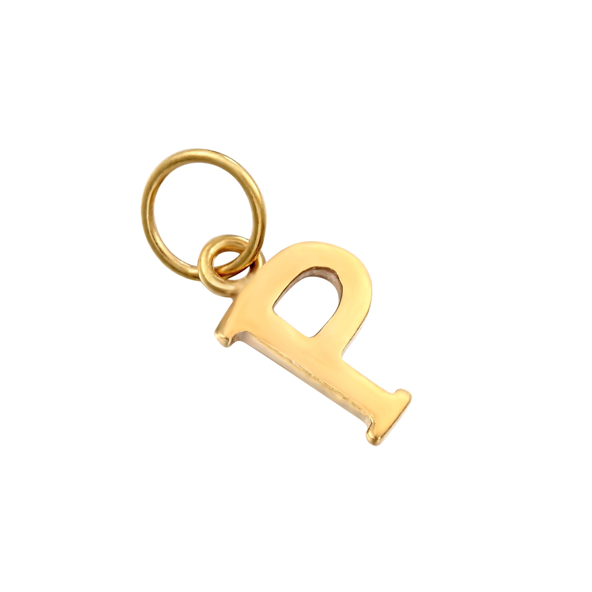 18ct Gold Plated Classic Font Alphabet Letter Charm