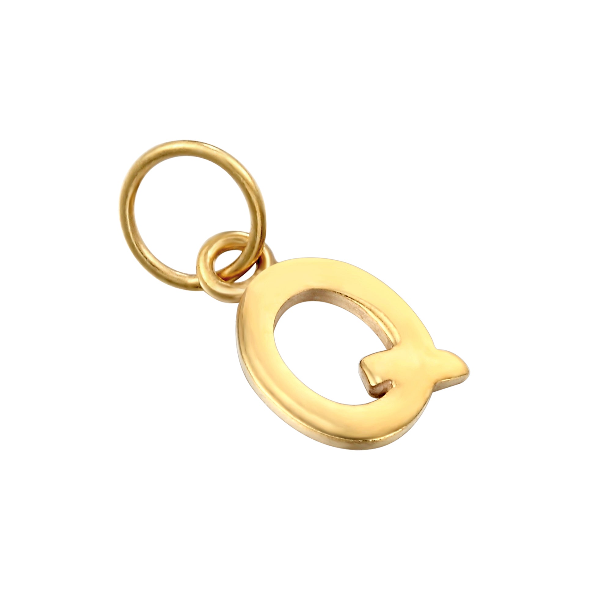 18ct Gold Plated Classic Font Alphabet Letter Charm