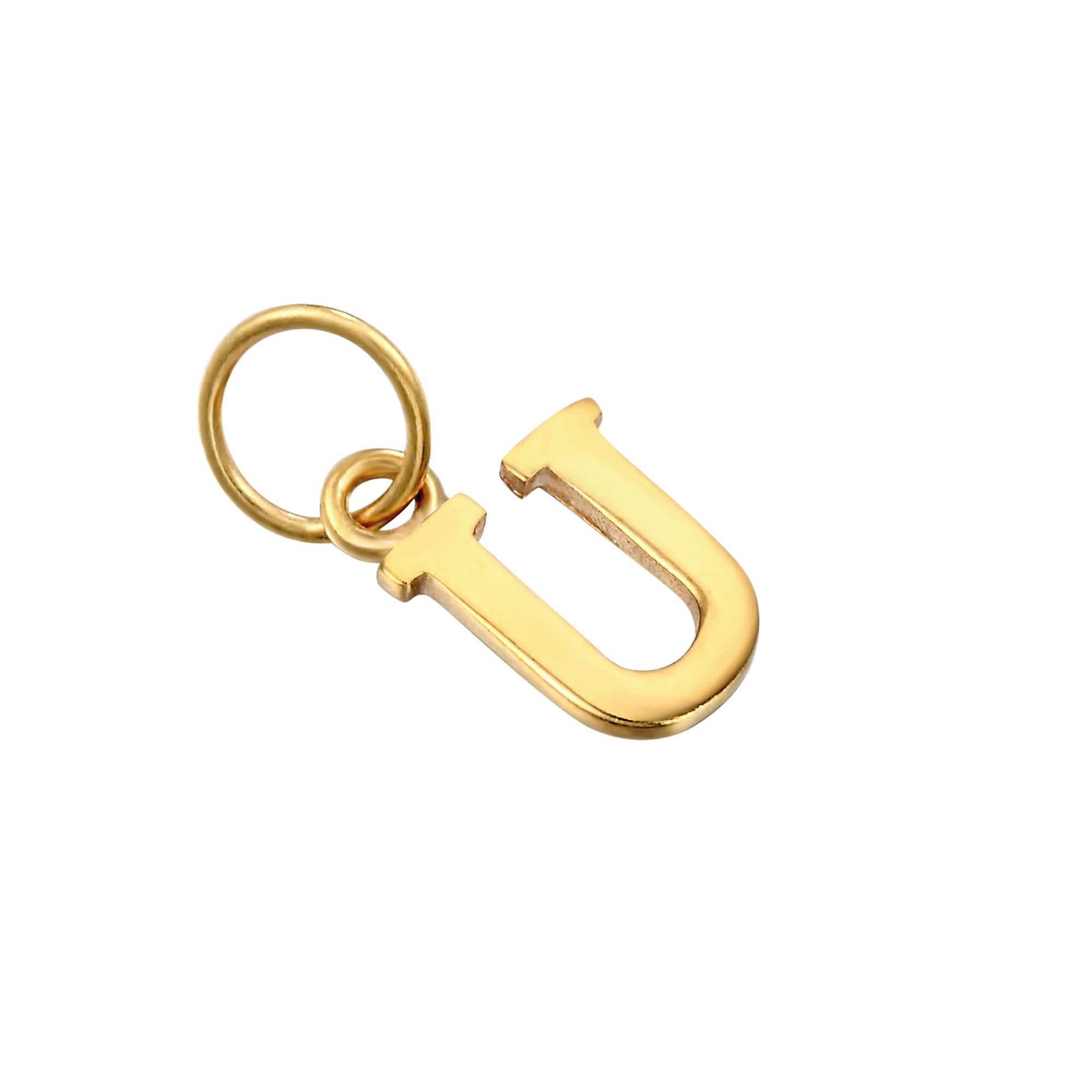 18ct Gold Plated Classic Font Alphabet Letter Charm