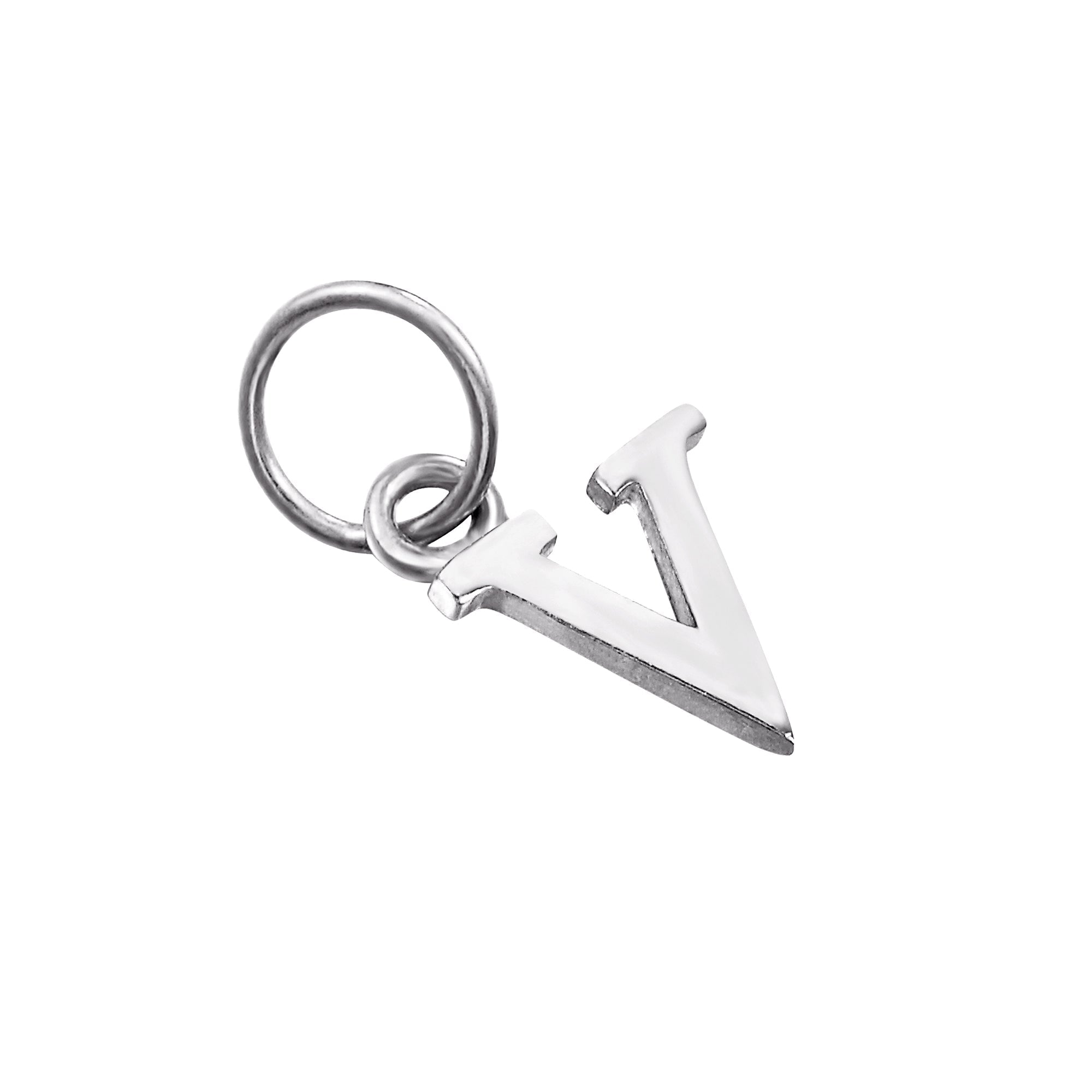 Classic Font Alphabet Letter Charm - seol-gold