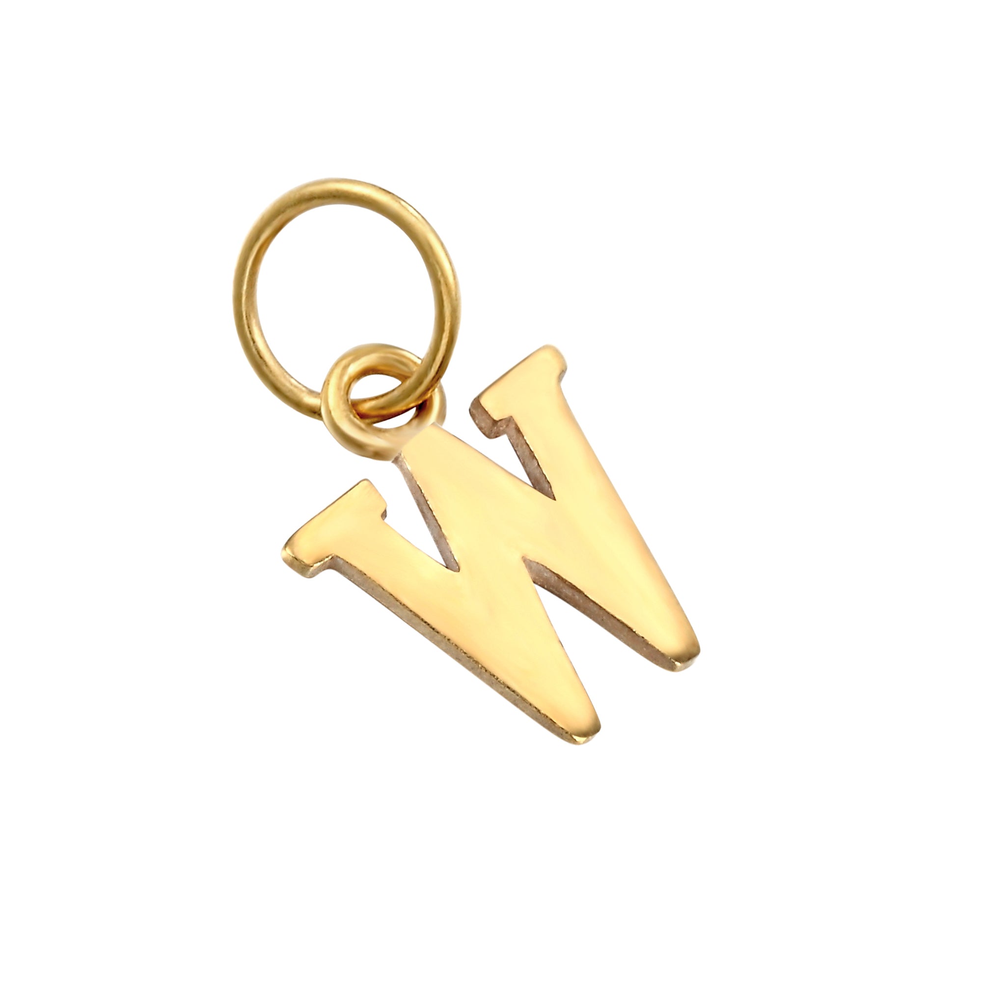 18ct Gold Plated Classic Font Alphabet Letter Charm