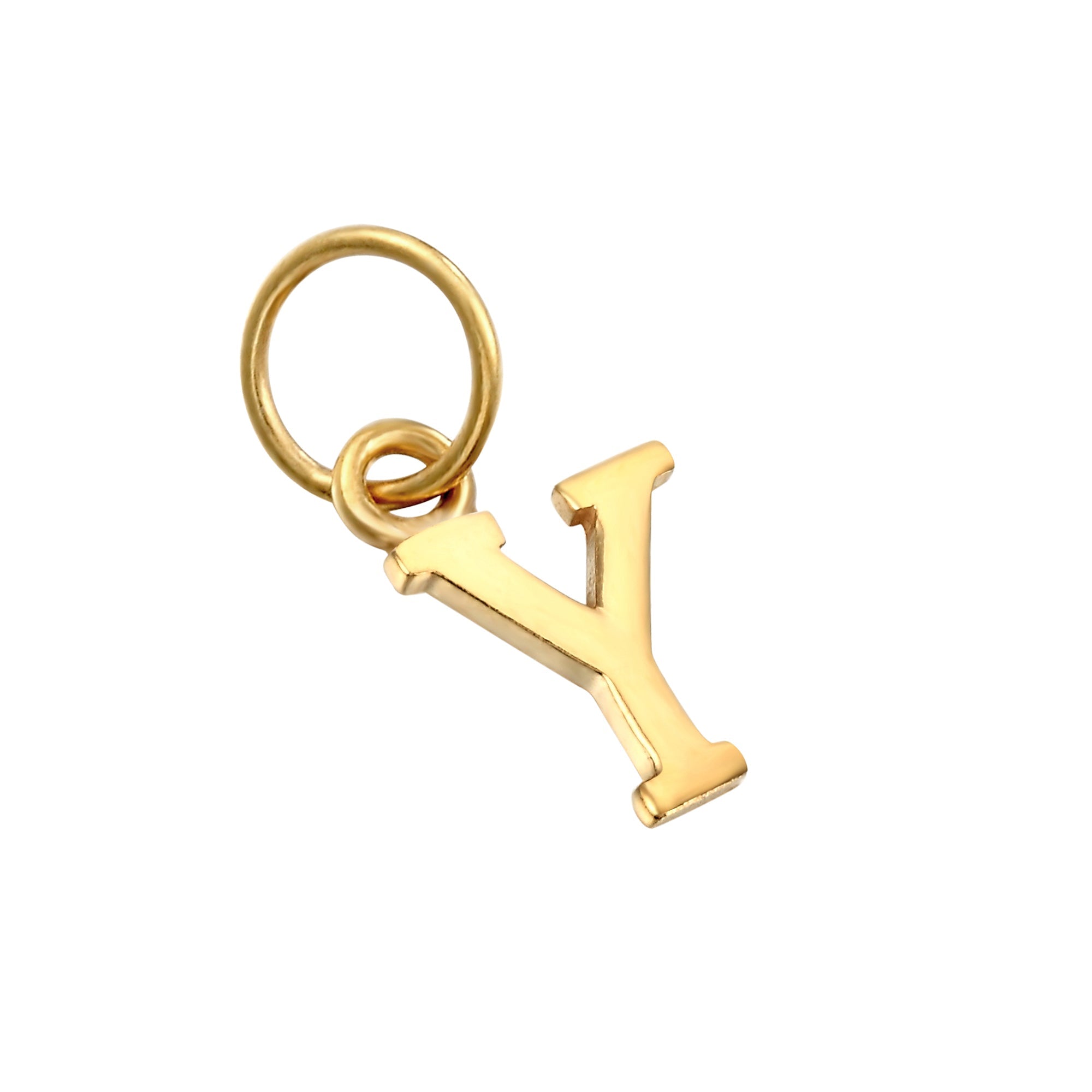 18ct Gold Plated Classic Font Alphabet Letter Charm