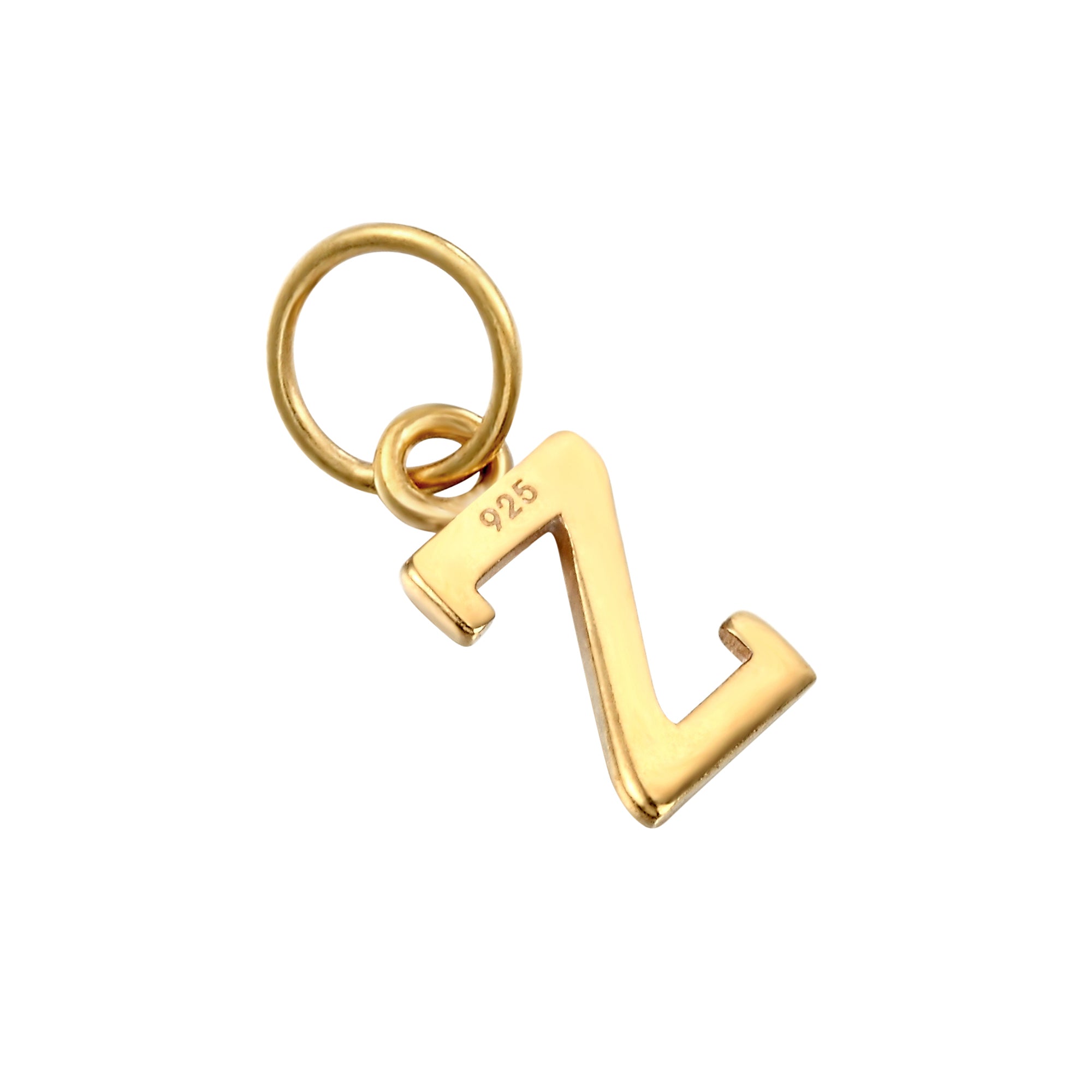 18ct Gold Plated Classic Font Alphabet Letter Charm