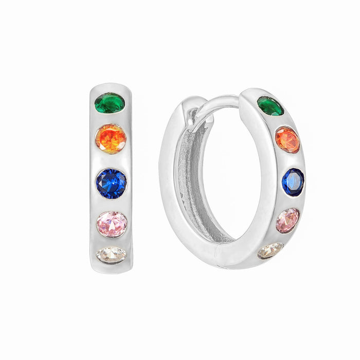 rainbow hoop - seol gold