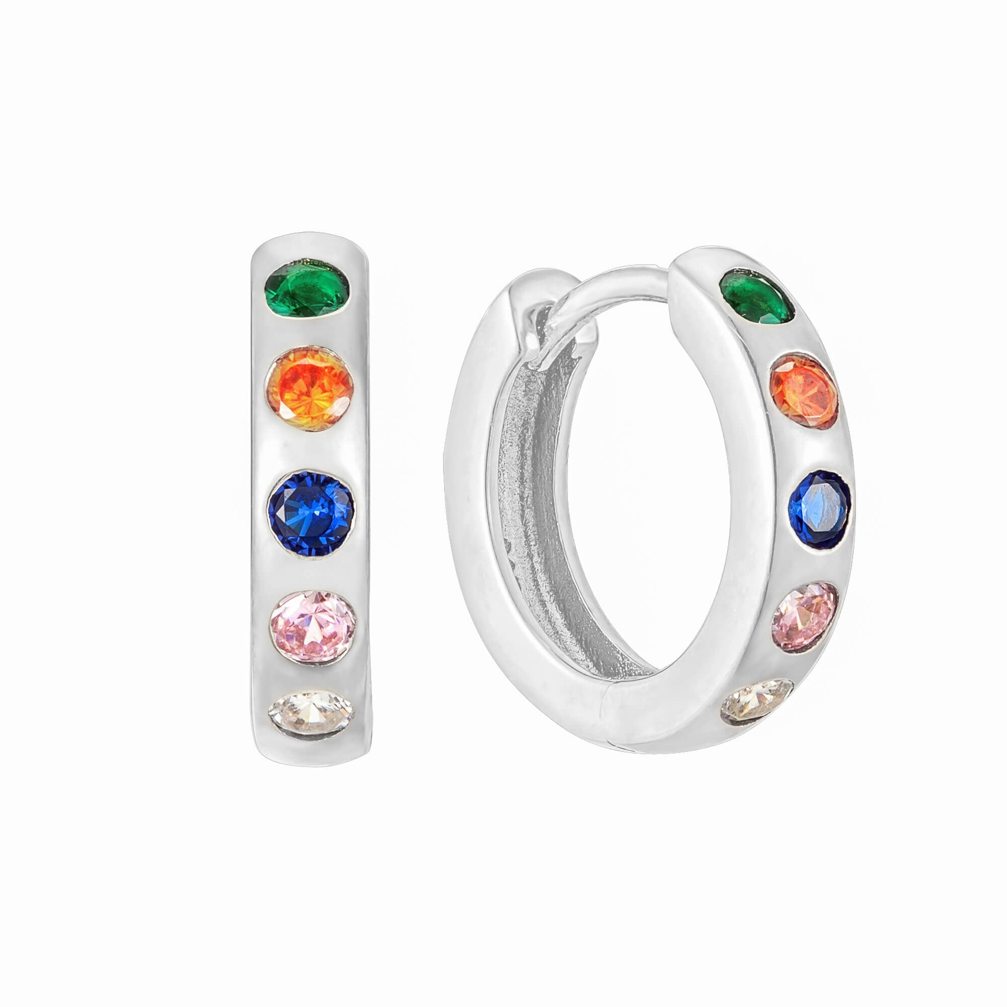 rainbow hoop - seol gold