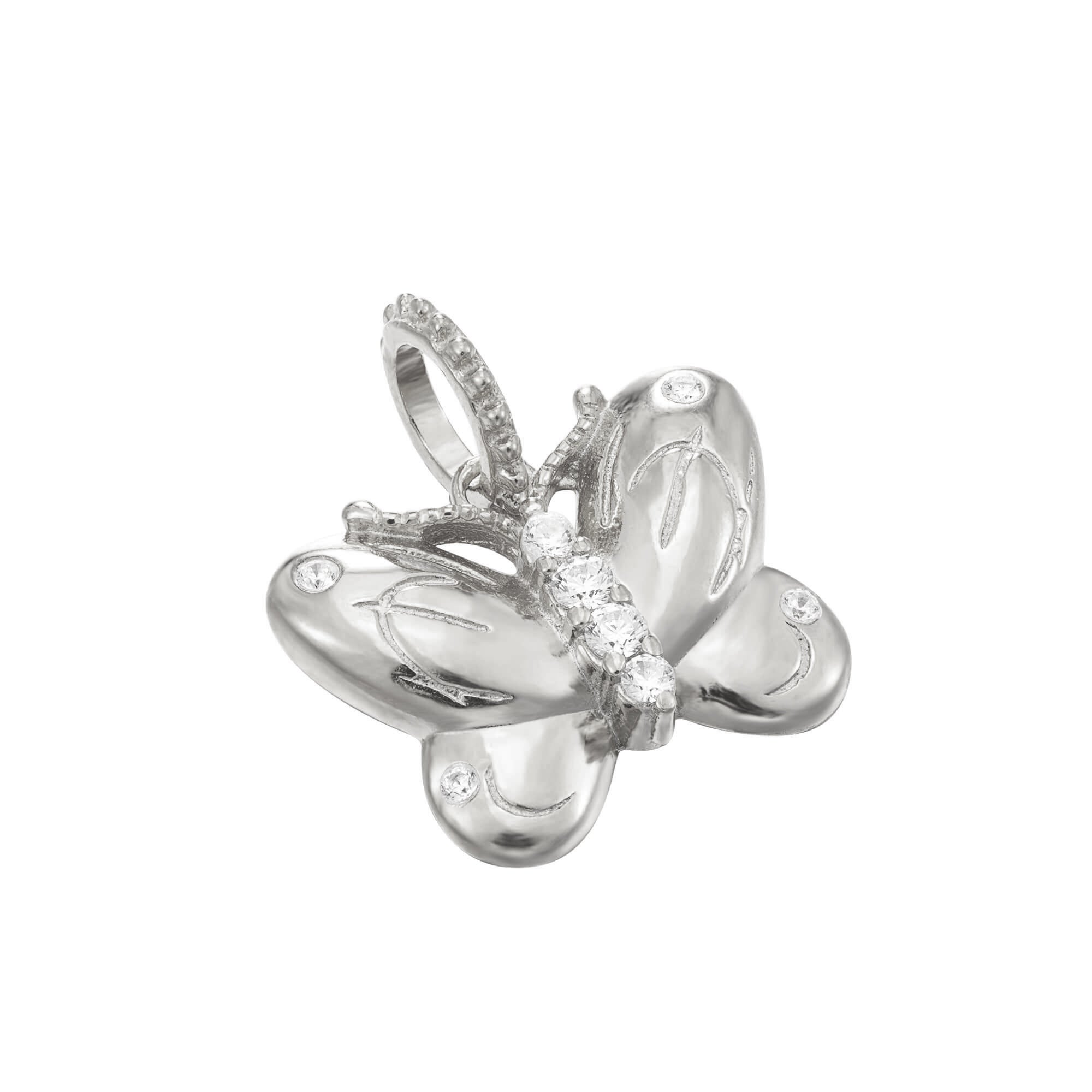 silver butterfly pendant -seol gold